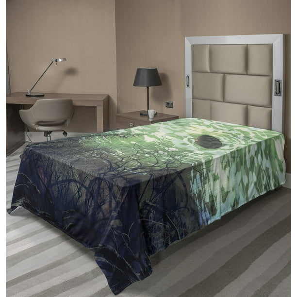 Details about  / Ambesonne Shabby Flora Flat Sheet Top Sheet Decorative Bedding 6 Sizes